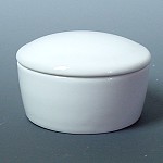 Porzellandose rund 5,5 x 3,7cm