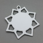 Baumschmuck Stern Porzellan
