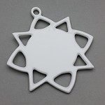 Baumschmuck Stern Porzellan