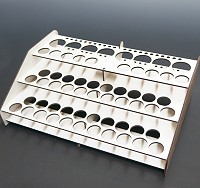 Farbdosenregal Organizer Porzellanmalerei Kugelmeier